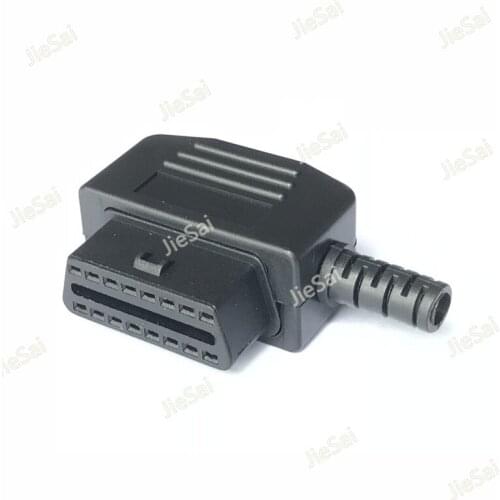 16 Pin Automotive OBD2 OBDII Female Connector Auto OBD Test Diagnostic Plug