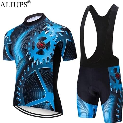 2021 Men Cycling jersey Set Bike Summer Cycling Jersey Set Road Bicycle Jerseys MTB Bicycle Breathable Cycling Clothing
