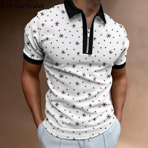 CARSONYEUNG Mens Summer Polos