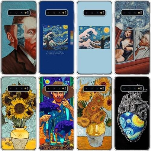 Van Gogh oil painting Phone Case For Samsung GalaxyA51 A71 A50 A70 A80 A10S A20S A20E A21 A30 A40 A41 A01 M30S A6 A7 A8 A9 A10Pl