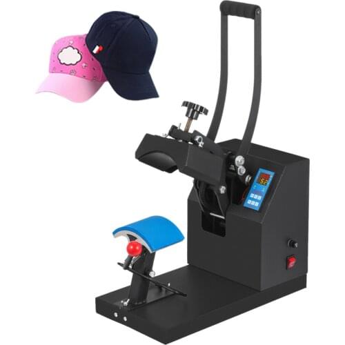 VEVOR Digital Hat Cap Heat Press Machine 5.5" x 3.5" Curved Element Hat Press Sublimation Transfer Steel Frame