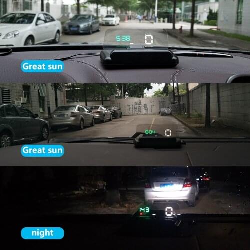 RMLKS C500 OBD2 Car Speed Projector Head Up Display OBD2 Hud Diagnostic Tool Up Digital Speedometer Accesoire Voiture