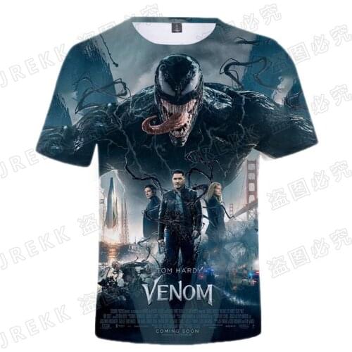 2021 New Venom 3D T shirt Men Women Children Casual Streetwear Boy Girl Kids Printed T-shirt Fashion Summer Cool Tops Tee