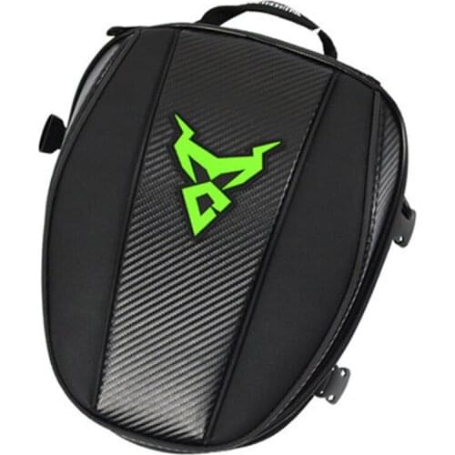 Waterproof Motorcycle Bag Motorbike Carbon Fiber Moto Riding Seat Tank Bag Multifunction Motorcycle Biker Touring Backpack