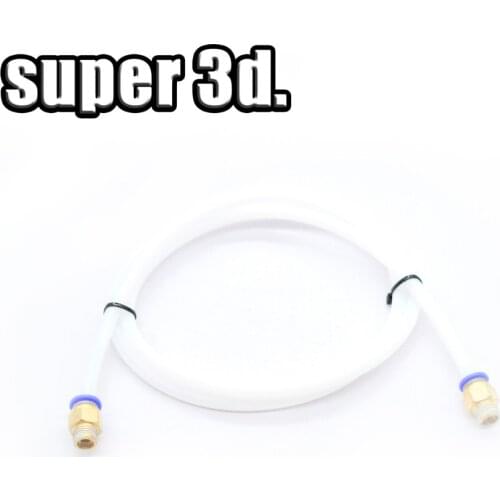 1M PTFE Tube Teflonto PiPe Connectors 3D Printers Parts J-head Hotend For V5 V6 1.75mm 3.0mm Filament Bowden Long Extruder Part