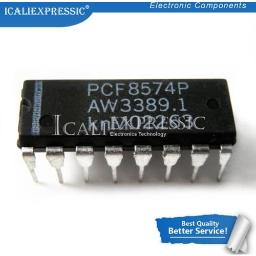 5PCS PCF8574AP PCF8574P PCF8574 DIP-16 new and original In Stock