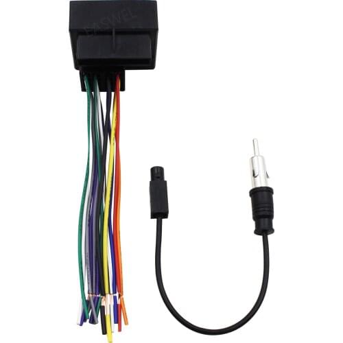 Aftermarket Radio Stereo Install Dash Wire Hanress Antenna Adapter Cable Plug