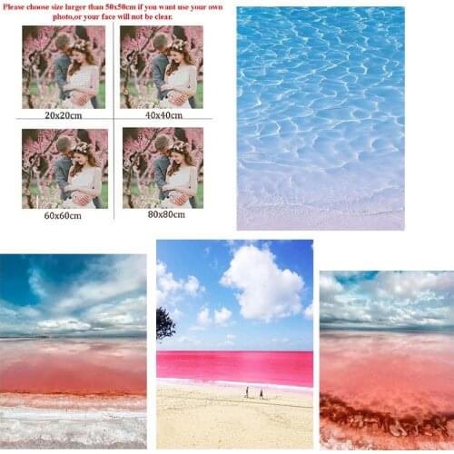 Diamond Painting Landscape 5D Diy Sparkling Sea Square Diamond Round Diamond Full Diamond Custom Cross Stitc Mosaic Home Decora