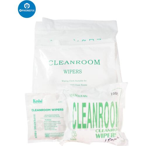 200pcs/lot Anti-static Microfiber Dusting Cloth Dust-Free Cleanroom Wiper For Phone Screen Microscope camera Lens Clean Cloth