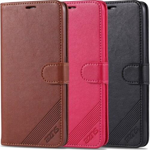 AZNS Case for OPPO A5 2020 PU Leather Cover Card Holder Wallet Case fundas coque