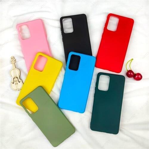 For Samsung Galaxy A72 Case Cover for Samsung Galaxy A72 A52 Black Cover Phone Shell Capa Fundas Soft TPU Silicone Candy Case