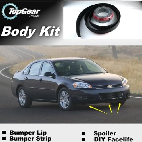 For Chevrolet Caprice Bumper Lip Lips / Top Gear Shop Spoiler For Car Tuning / TOPGEAR Body Kit + Strip