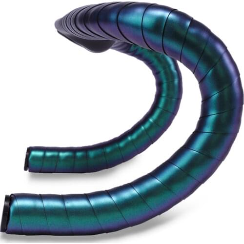 Road Handlebars with Bicycle Handles Wrapped with Dead Fly Bicycle Bends with Non-slip Gradient Color Straps Bike Handlebar Tape