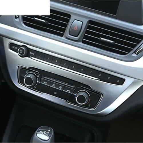 Chrome Air & Volume Knob Panel Cover Trim for BMW New 1 series 118i f52 2016-17