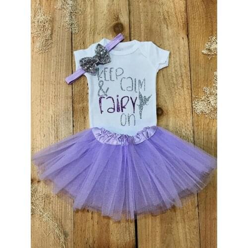 Customize fairytale princess birthday Newborn infant bodysuit onepiece Tutu Dress romper Outfit Sets baby shower party gifts
