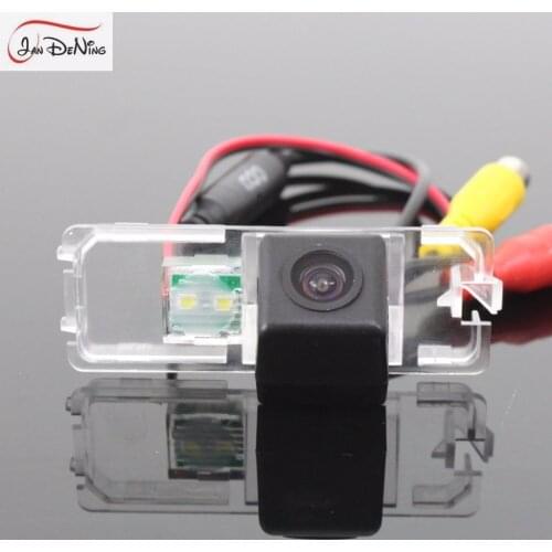 JanDeNing CCD Car Rear View Parking/Backup Reverse Camera/License Plate Light OEM For Volkswagen VW Scirocco R GTS MK3 2013 2014