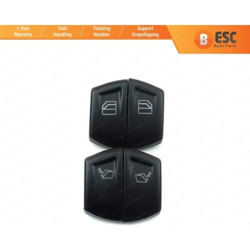 ESC EDP671 + EDP81 4 Pieces Main Window Switch Button Cover Front Left Door Mercedes W639 Vito Viano 04061254A.8