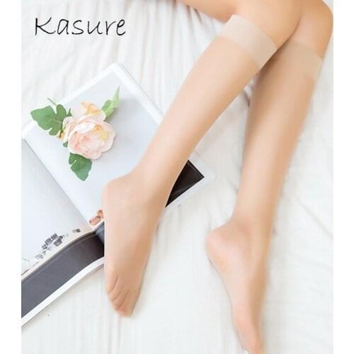 KASURE Women Transparent Stocking High Elastic Sexy Mesh Stocking For Spring Summer Cool