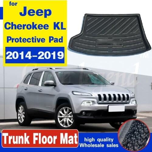 For Jeep Cherokee KL Series 2014 2015 2016 2017 2018 2019 Car Rear Trunk Mat Cargo Tray Boot Liner Carpet Protector Floor Mats