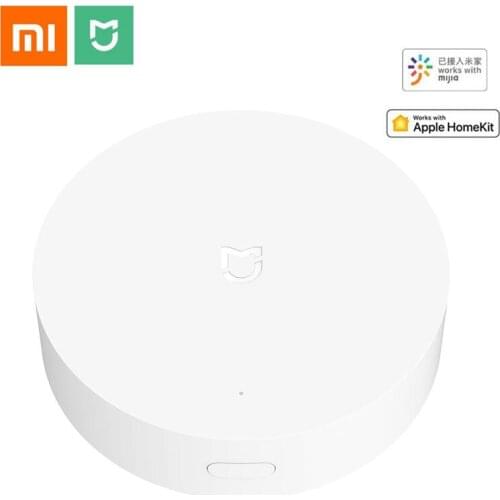 A Update Version Xiaomi Mijia Smart Home Multifunctional BLE Gateway 2/3 Alarm System Intelligent Online Radio Night Light Bell