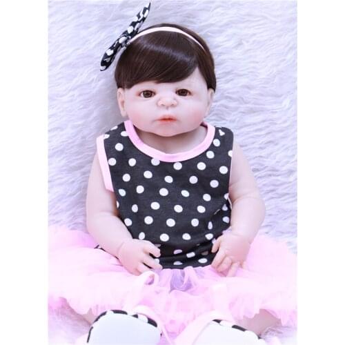 2017 New Lifelike Reborn Baby Doll Full Silicone New Baby Toys bebe boy reborn bonecas Gift Silicone Reborn Dolls Babies