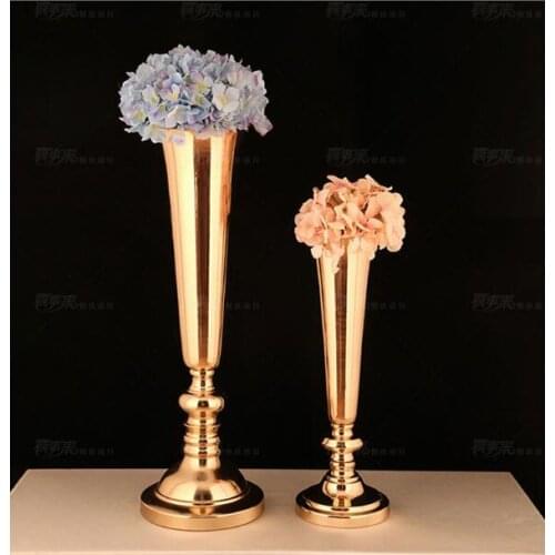 New wedding props set pieces iron electroplating candlestick road guide hotel wedding decoration european-style romantic candle