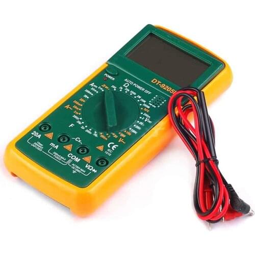 Professional LCD Digital Multimeter digital tester BEST DT9205M Handheld large screen With Buzzer DMM Meter dt9205a Upgraded
