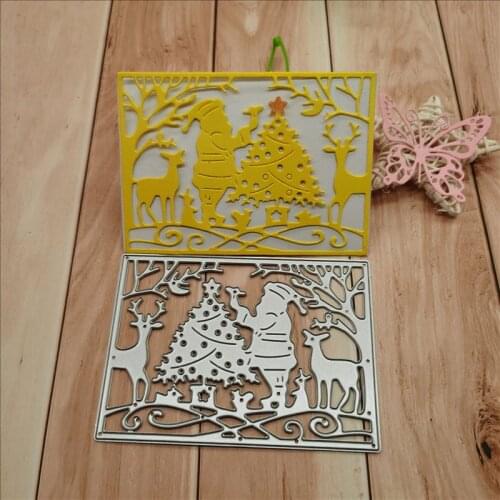 Christmas Metal Cutting Dies for DIY Scrapbooking Album Paper Cards Decorative Crafts Embossing Die Cuts