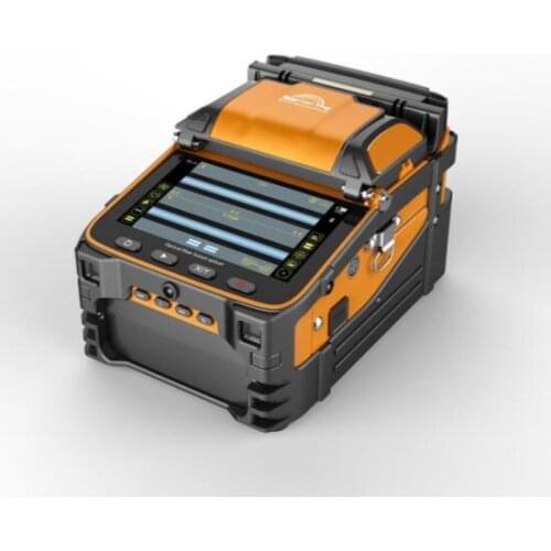 Six Motors AI-9 FTTH Optic Fiber Fusion Splicer Machine Built In VFL And Optical Power Meter Function
