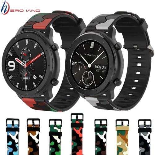 Silicone Watchband Strap for Xiaomi Huami AMAZFIT GTR 47mm 42mm/GTS/Pace/Stratos 3 2 2S Smart Bracelet Sport Band Correa