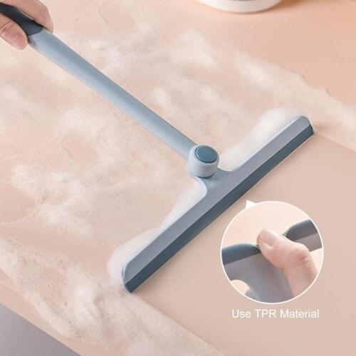Cleaning Squeegee Compact Water Wiper T-type Design PP 360 Degree Rotatable Hanging Cleaning Squeegee for Daily Use