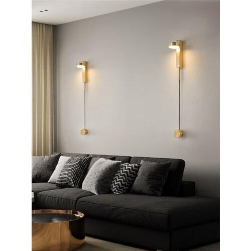 Modern LED Wall Lights Bedroom Bedside Reading Lamp Sconce Black Lighting Gold Nordic Decoration Living Room Aisle Cloakroom