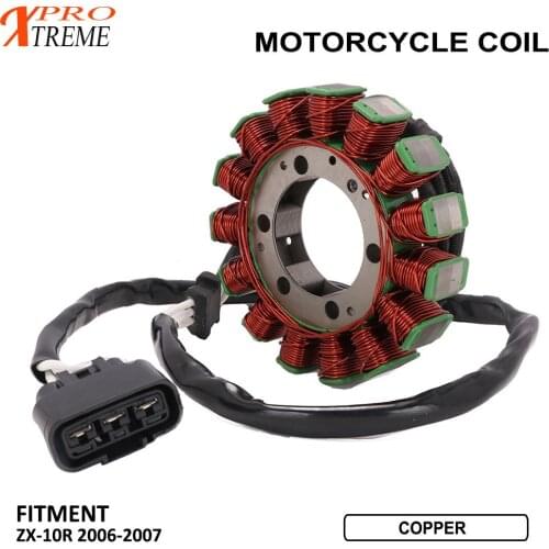 Motorcycle Engine Stator Generator Alternator Charging Coil Parts For KAWASAKI Ninja ZX-10R ZX10R ZX 10R 10 R 2006 2007