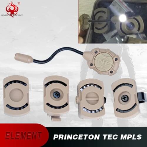 Night-Evolution Princeton Tec MPLS Helmet Light Modular Personal Lighting System Molle Mount Military Zcombat Outdoor NE05012