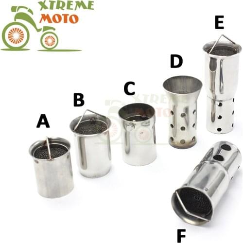 Universal 51mm Motorcycle Exhaust Modified Scooter Exhaust Muffle DB Killer Noise Sound For GY6 CRF 230 MSX 125 ATV Dirt Bike