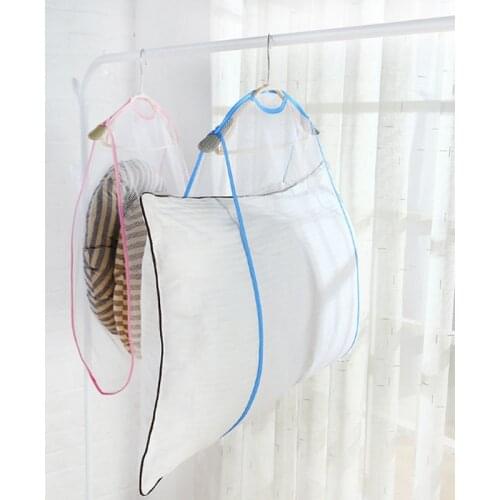 Drying Pillow Net Multifunctional Drying Pillow Doll Underwear Net Drying Rack Pillow Net Bag Hanger