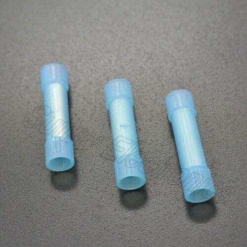 1000 pcs 16 - 14 GA Gauge Blue Nylon Butt Connectors Crimping Terminals FREE SHIP
