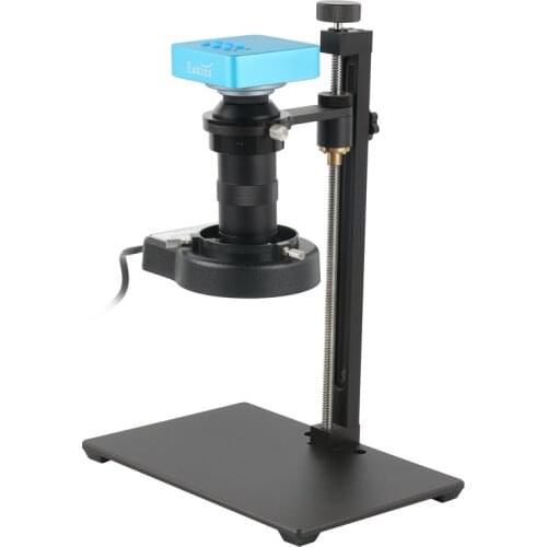 1080P SONY IMX307 Industry HDMI USB Video Microscope Camera U Disk Storage + 100X 120X 130X Zoom C-mount Lens For PCB Soldering