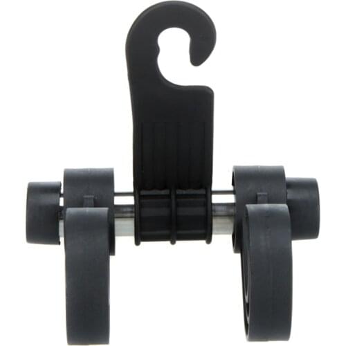 2 in 1 Auto Car Venhicle Seat Bag Hook Car Seat Headrest Hanger Holder Bags Organizer car Accessories Black