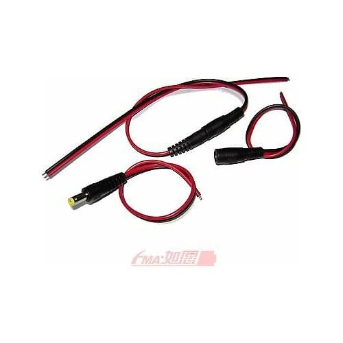 3Pairs of DC5.5/2.1mm Plug/Socket Connector Cable for Transform connection
