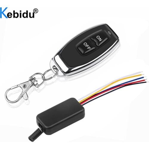 433MHz 12V Lamp Wireless Remote Control Switch ON/OFF 433 MHz 5V Remote Control Receiver Transmitter For Led Lights Bulb DIY