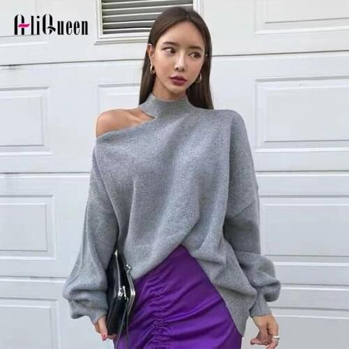 Женские пуловеры с открытыми плечами AliQueen China At AliExpress