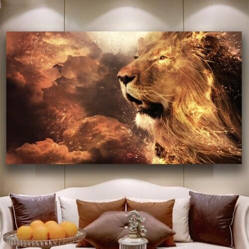 Lion Head African wild animal Diamond Painting Sale Diamond Embroidery Full Drill square round ,Puzzle Mosaic Home decor Gift