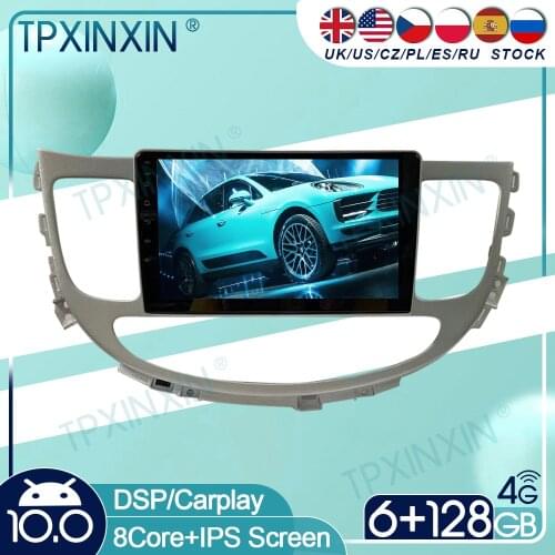 For Hyundai Genesis Coupe 2008-2012 Android 10 Car Stereo Radio with Screen Tesla Radio Player Car GPS Navigation Head Unit