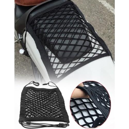 Motorcycle Luggage Net Hook Hold Bag Cargo Bike Scooter Mesh Fuel Tank Luggage Equipaje Motorcycle Helmet Storage Trunk Bag New