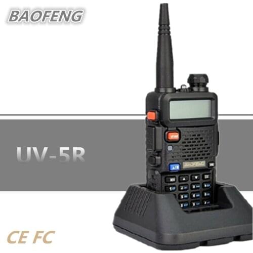 BAOFENG UV-5R Ham Walkie Talkie PTT VHF UHF Portable CB Radio Comunicador Mobile Transceiver Professional Hunting Radio UV 5R