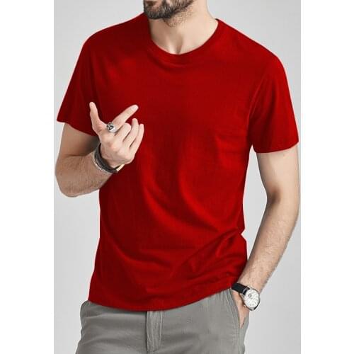 Summer T-Shirts Male Men Tshirts Cotton Cool Short Tee Shirt Women Plain Solid Tees Top Female Red Tee Men O-Neck Plus Size 5XL