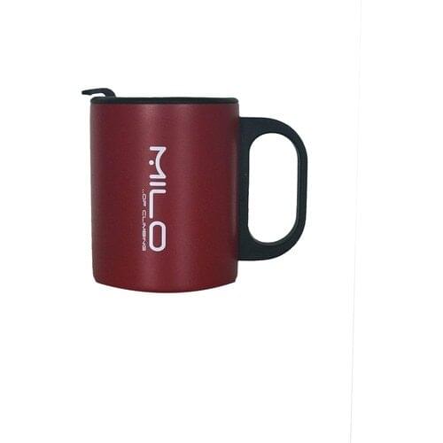 Climbing Of Milo Is 18/8 Stainless Steel Mug-Cup-Red