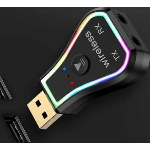 Multifunction USB Bluetooth Audio Adapter 3 In 1 Car Hands-free Receiver Transmitter Mic Call 5V Bluetooth Receiver Transmitter