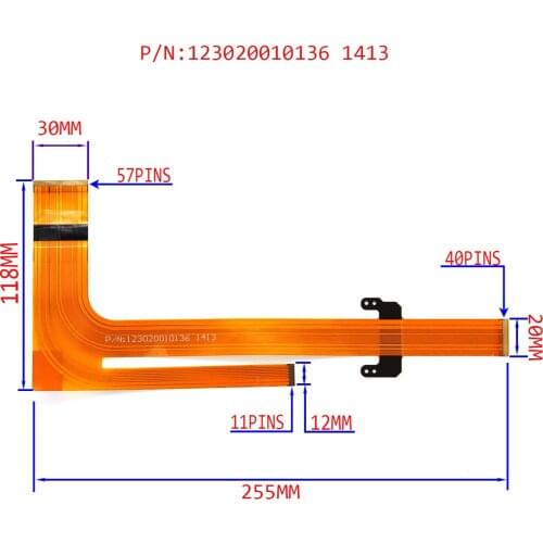 Original Flat Cables Dvd Scanner Printer Avh 3500 3550 3580 Avh3580 dvd PN 123020010136 1413 1316